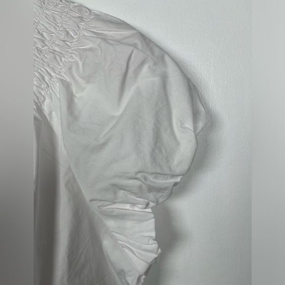 NWT J.CREW Size XXS, XL, XXL Smocked-neck top White - Picture 14 of 15